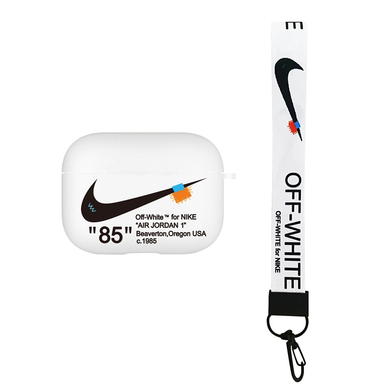 Vỏ Bảo Vệ Hộp Sạc Tai nghe không dây airpods 1/2 pro 1/2 pro 85 Họa Tiết logo Nike Thời Trang