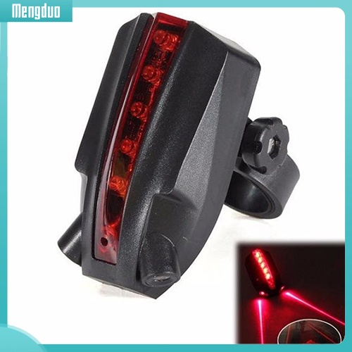 Đèn đuôi xe đạp laser 5 LED cảnh báo xi nhan chuyên dụng