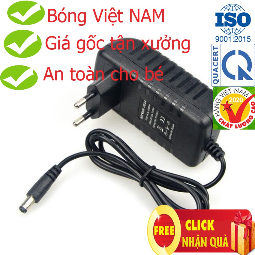 NGUỒN adapter 12V-2A (Nhựa) - Jack 5.5*2.5mm