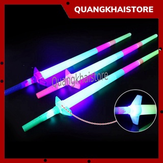 Thanh kiếm đồ chơi,gậy phát sáng 4 đoạn có đèn led phát sáng dành cho trẻ em