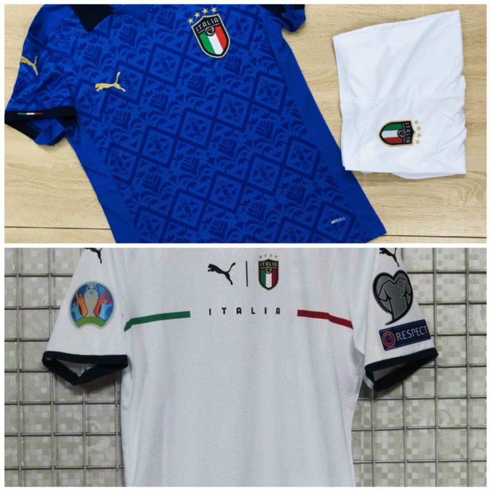 Bộ áo quần bóng đá Đội Tuyển italia ( Ý ) Euro2021 THUN  Fex Thái Cao Cấp ་