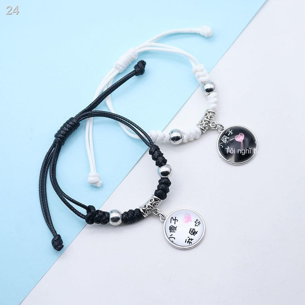 set đồ bạn gái vòng tay dạ quang học sinh phiên bản hàn quốc cặp đôi nam cá tính và nữ