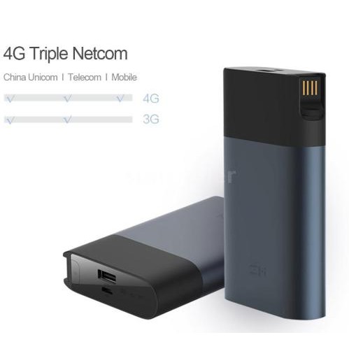 Pin dự phòng phát wifi XIAOMI Zmi 4G Wireless Router Power Bank 10000 mAh