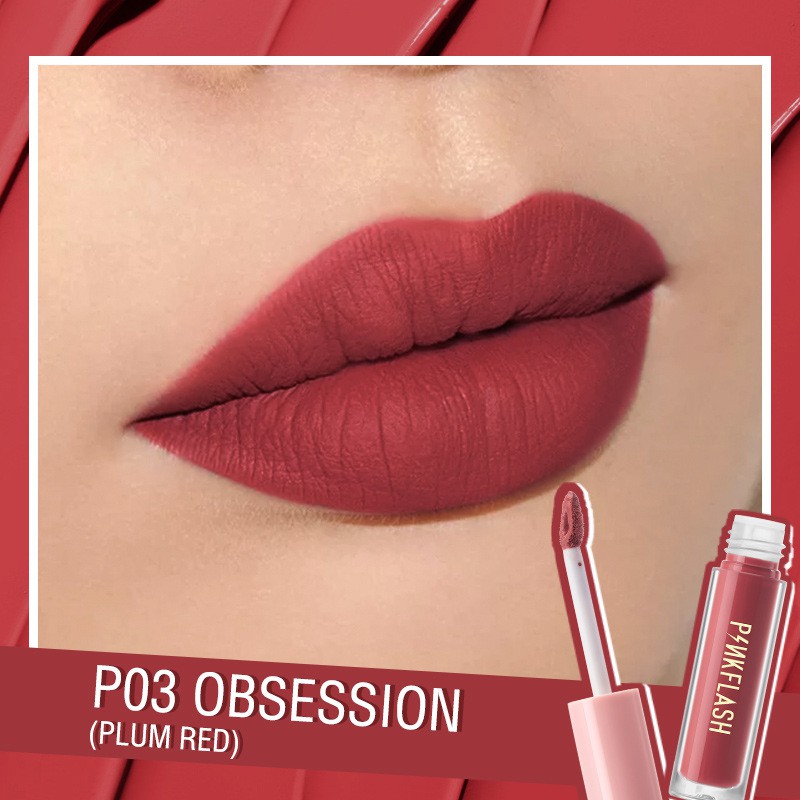 (Hàng Mới Về) Son Kem Lì Mềm Mịn Lâu Trôi Pinkflash | BigBuy360 - bigbuy360.vn