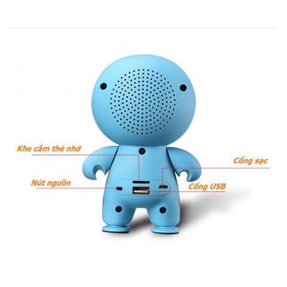 Xả kho -  LOA BLUETOOTH ROBOT MINI A9 BIG HERO SPEAKER
