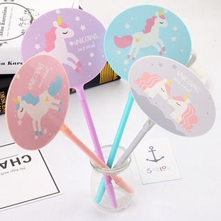 A14 Bút mực quạt hình kì lân Unicorn