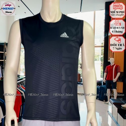 Áo ba lỗ nam Ép vân Áo thun nam 3 lỗ Tanktop sát nách thể thao chất vải co dãn mềm mịn- MEN87_Store