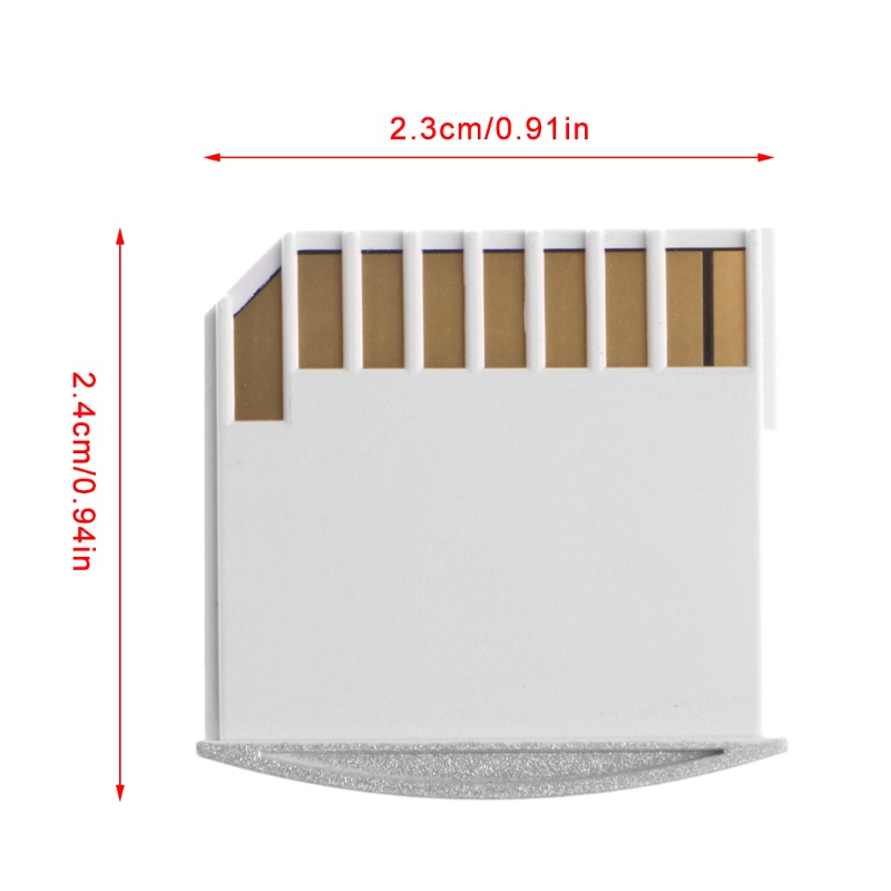 1 Adapter Chuyển Đổi Thẻ Nhớ MicroSD TF Sang SD Cho MacBook Air