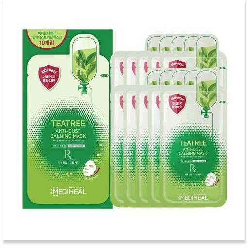 [Mã giảm giá shop] Mặt Nạ Tinh Chất Tràm Trà Mediheal Tea Tree Anti-dust Calming Mask 27ml