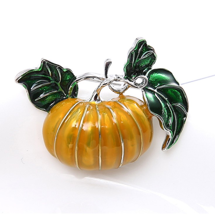 Cài áo hình bí đỏ độc đáo 3D nổi GC180