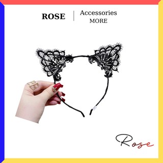 Cài tóc, bờm tóc tai mèo cute sexy cài tóc rose ct48