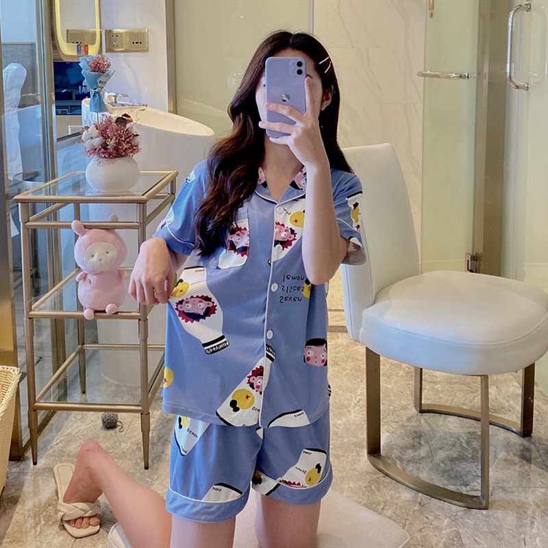 BỘ ĐỒ NGỦ PIJAMA ĐẦY ĐỦ MÀU SẮC, CHẤT VẢI THOÁNG MÁT (có sẵn+đủ size) | BigBuy360 - bigbuy360.vn