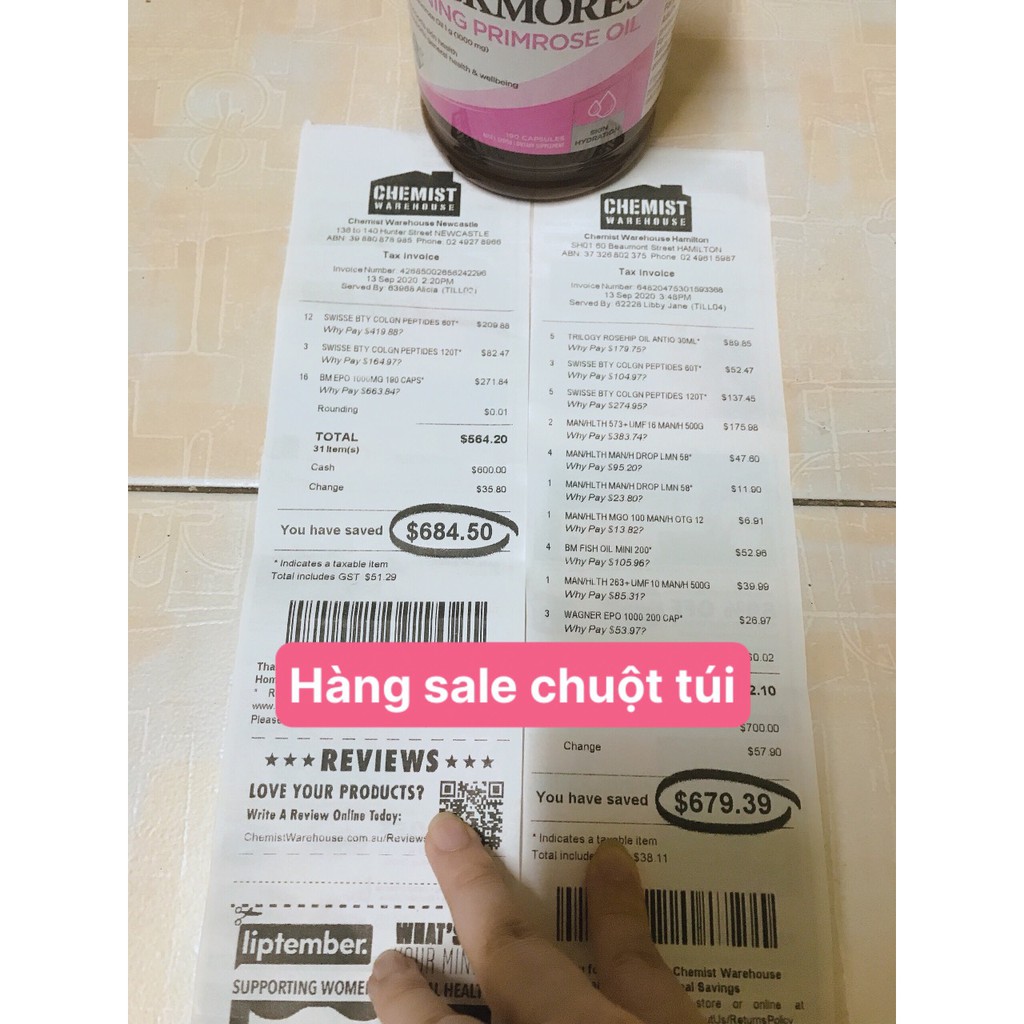 [Hàng mới đủ bill] Tinh dầu hoa anh thảo Blackmores Evening Primrose Oil (2 size) | BigBuy360 - bigbuy360.vn