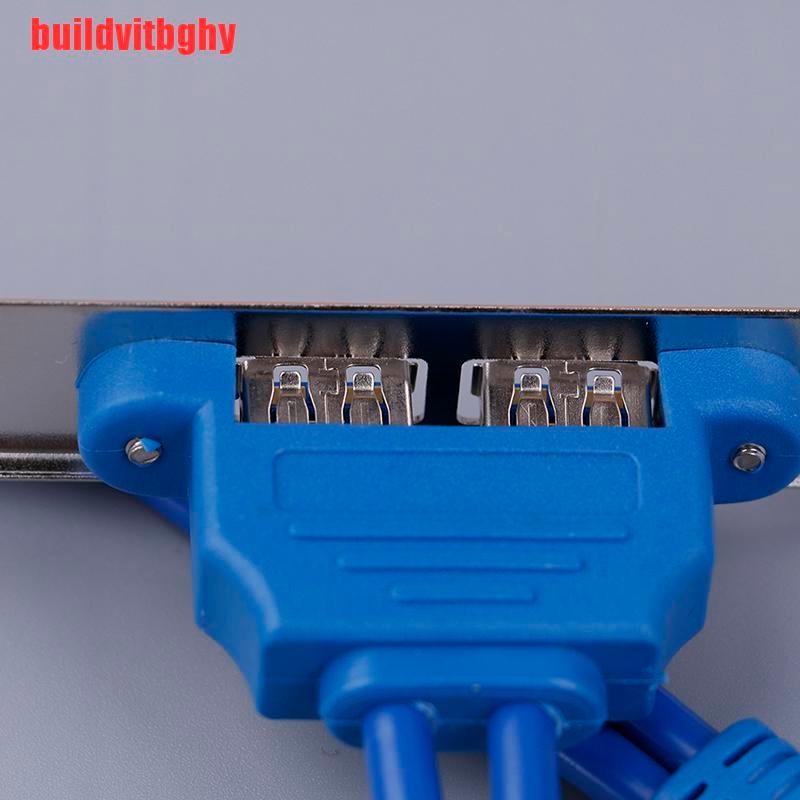 {buildvitbghy}2 ports USB 3.0 Back Panel Expansion Bracket to 20-Pin Header Cable Motherboard IHL