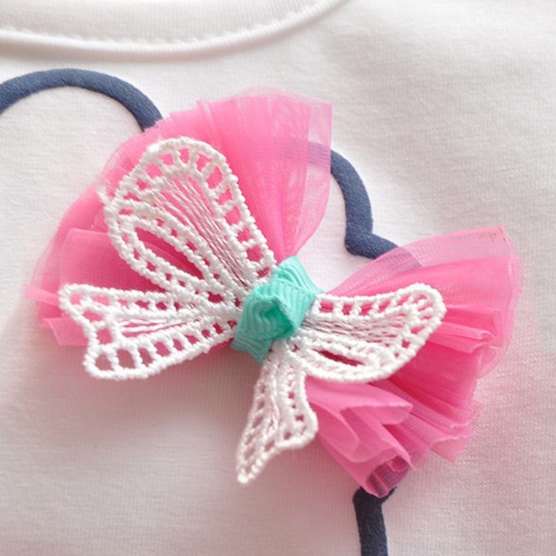 Đầm Xòe Hình Mèo Kitty Đáng Yêu Thời Trang Cho Bé Gái akku