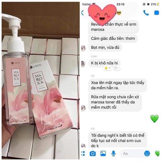 Sữa Rửa Mặt Hữu Cơ Marosa Laco