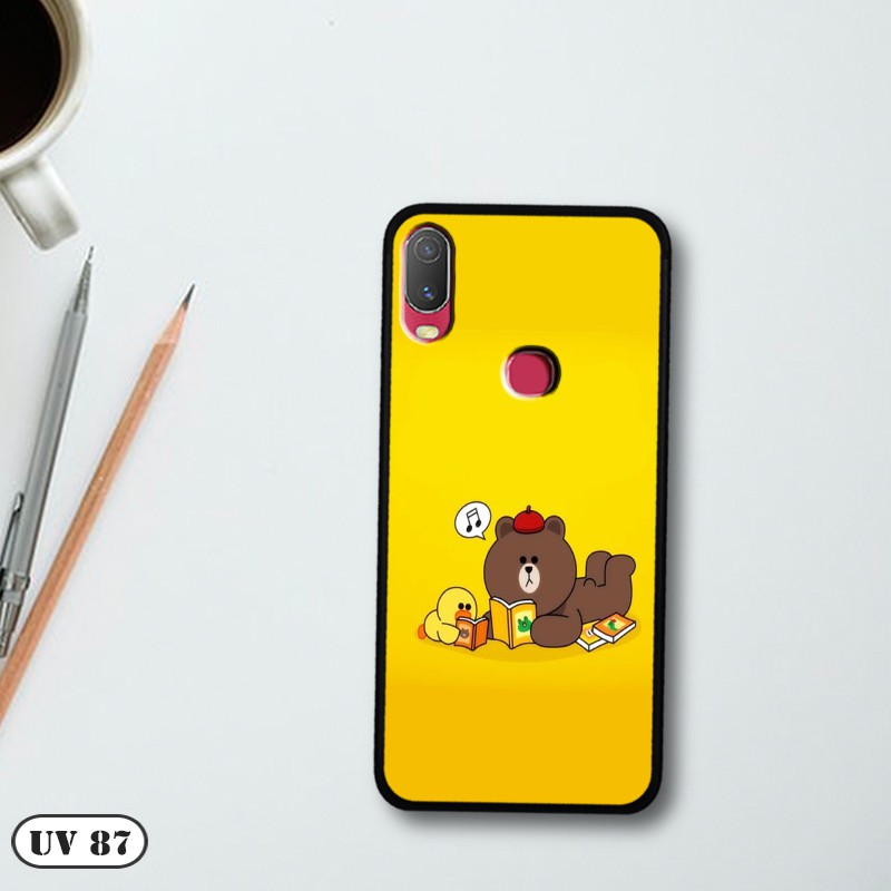 Ốp Vivo Y11 - lưng nhám viền dẻo ngộ nghĩnh