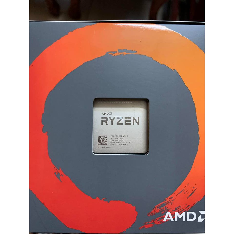 CPU AMD RYZEN 3 2200G, NEW FULLBOX NGUYÊN SEAL, BH 12 THÁNG | BigBuy360 - bigbuy360.vn