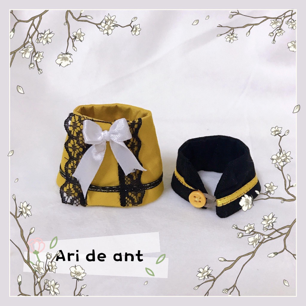 Áo choàng handmade cho doll thú bông Twisted Wonderland, kpop doll 10cm, Nitotan 12cm