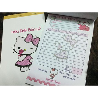 Set 16,17,18,19 cuốn hoá đơn bán hàng chất đẹp, mẫu ngẫu nhiên -Shop Binhan12018