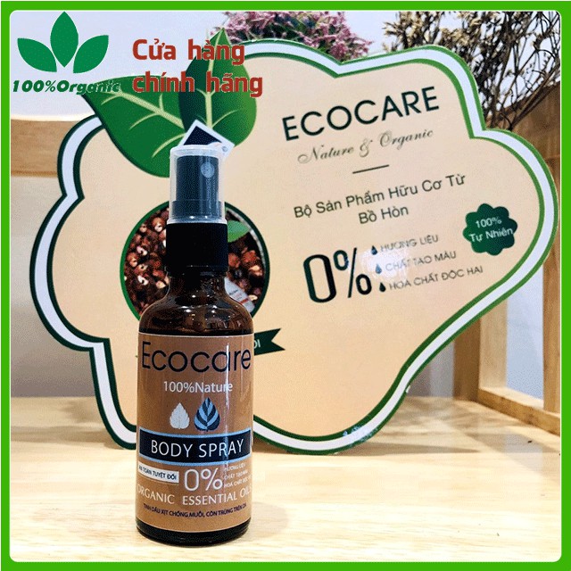 Chai xịt đuổi muỗi Ecocare, xua đuổi muỗi và côn trùng, dung tích 50ml -100ml