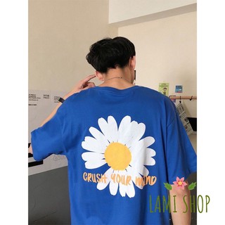 Áo thun nam tay lỡ form rộng crush your mind