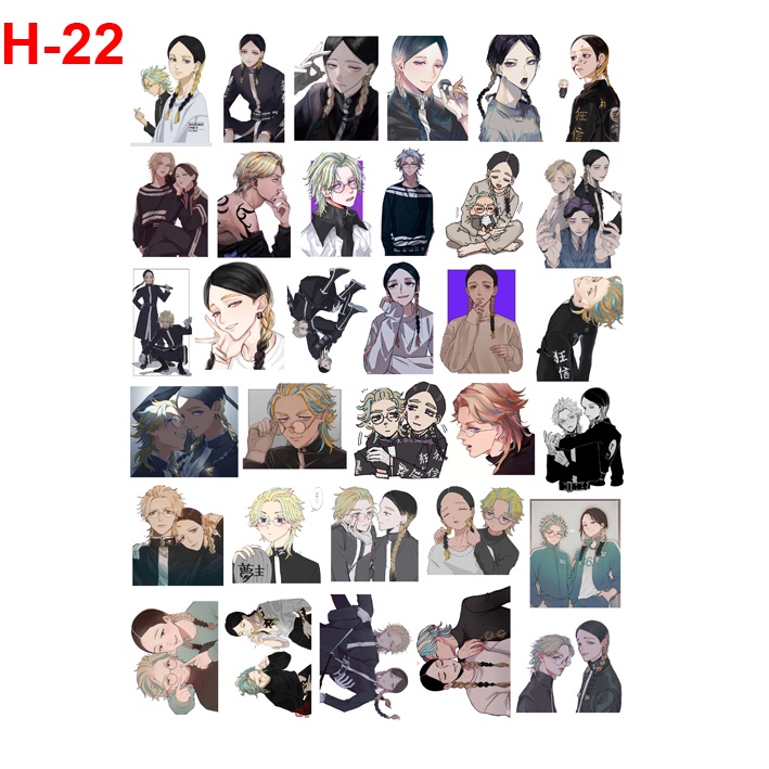 Sticker Hình dán Rindou Haitani Tokyo Revengers ảnh dán haitani tokyo revengers