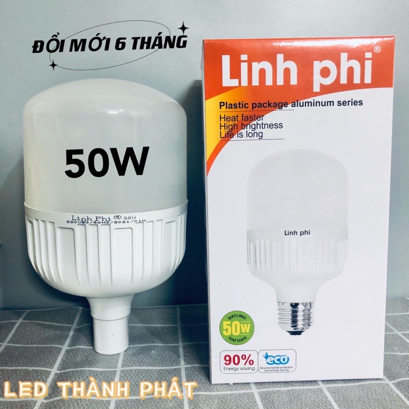 [Mã LIFE10K15 giảm 10K đơn 20K] BÓNG đèn LED BULB trụ 10W 15W 20W 30W 40W 50W 65W 5W LINH PHI siêu sáng tiết kiệm điện