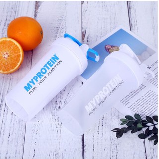 Bình nước thể thao shaker chạy bộ, tập gym, chơi thể thao myprotein 600ml