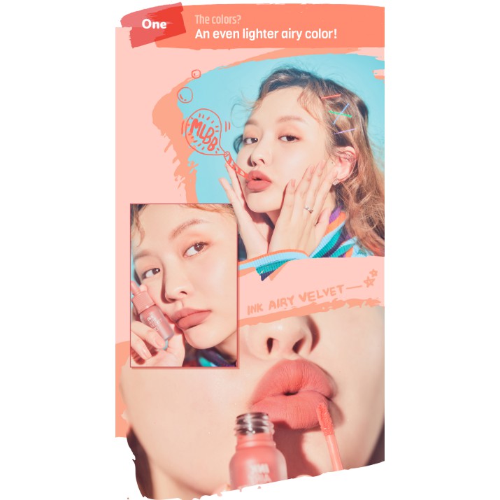 [Hàng mới về] Son kem nhung mềm mịn nhanh khô Peripera Ink The Airy Velvet có 15 màu tuỳ chọn | BigBuy360 - bigbuy360.vn