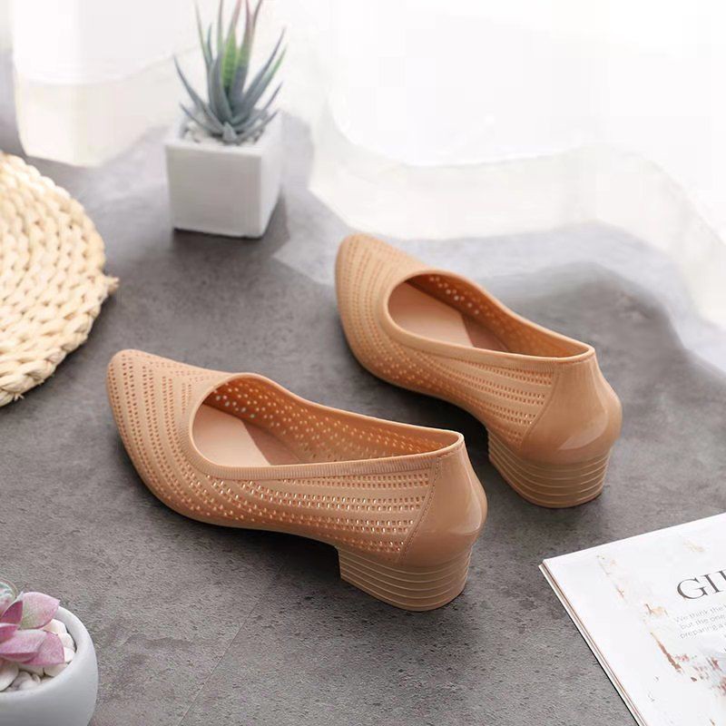 Giày Crocs nhựa chống thấm nước có thể giặt sạch tiện lợi dành cho nữ