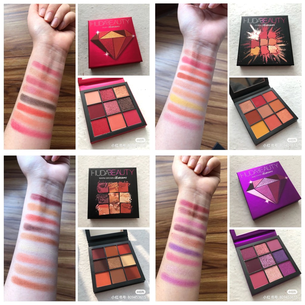 Phấn Mắt Huda Beauty Obsessions 9 ô
