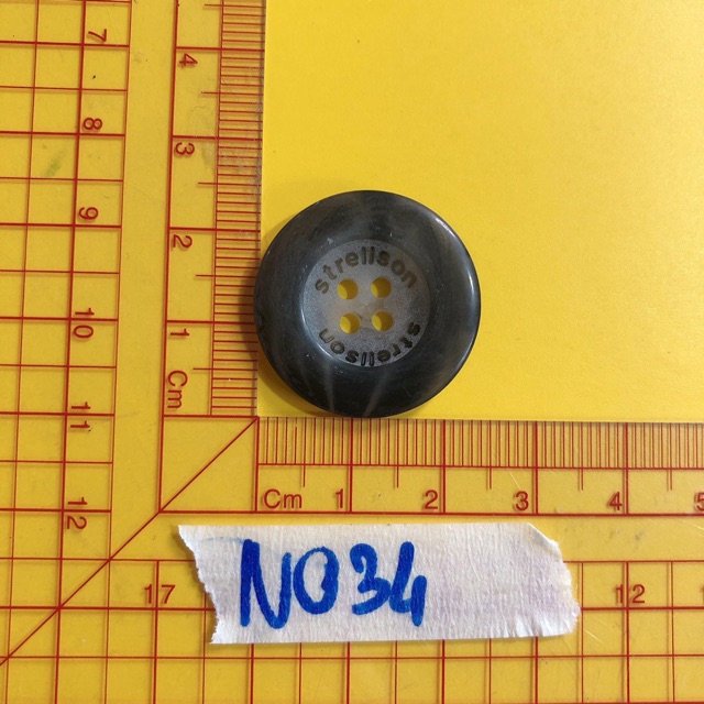 Combo nút áo,cúc áo,khuy áo xám đen vân trong N032-N036