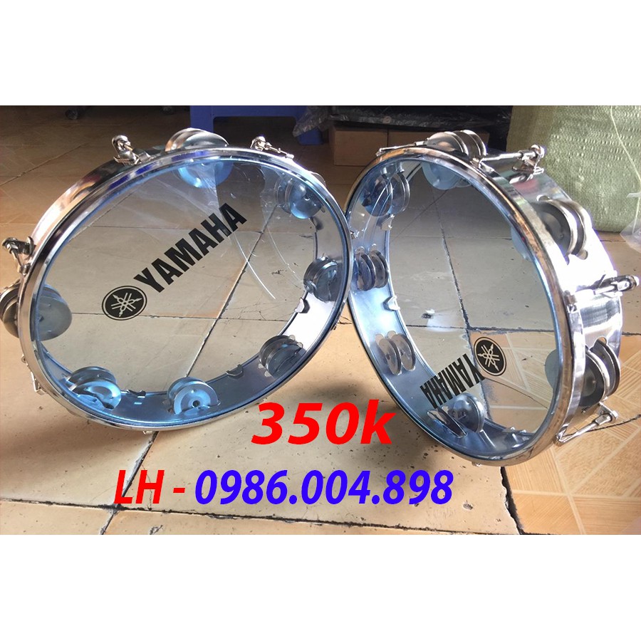 Trống lắc tay, lục lạc gõ bo inox Tambourine Yamaha