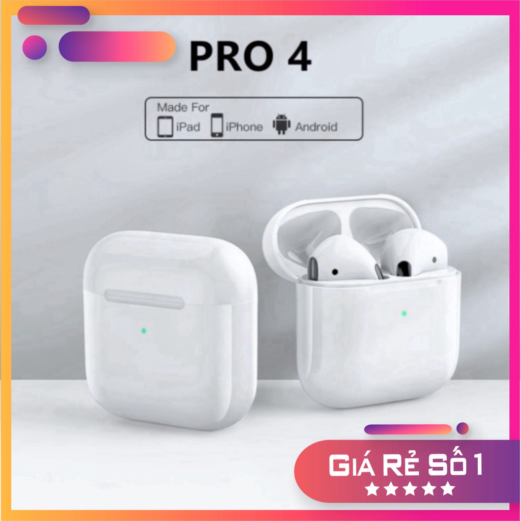 Tai nghe bluetooth tws pro4 nhỏ không dây hifi phong cách thể thao cho android dodieuthien946528