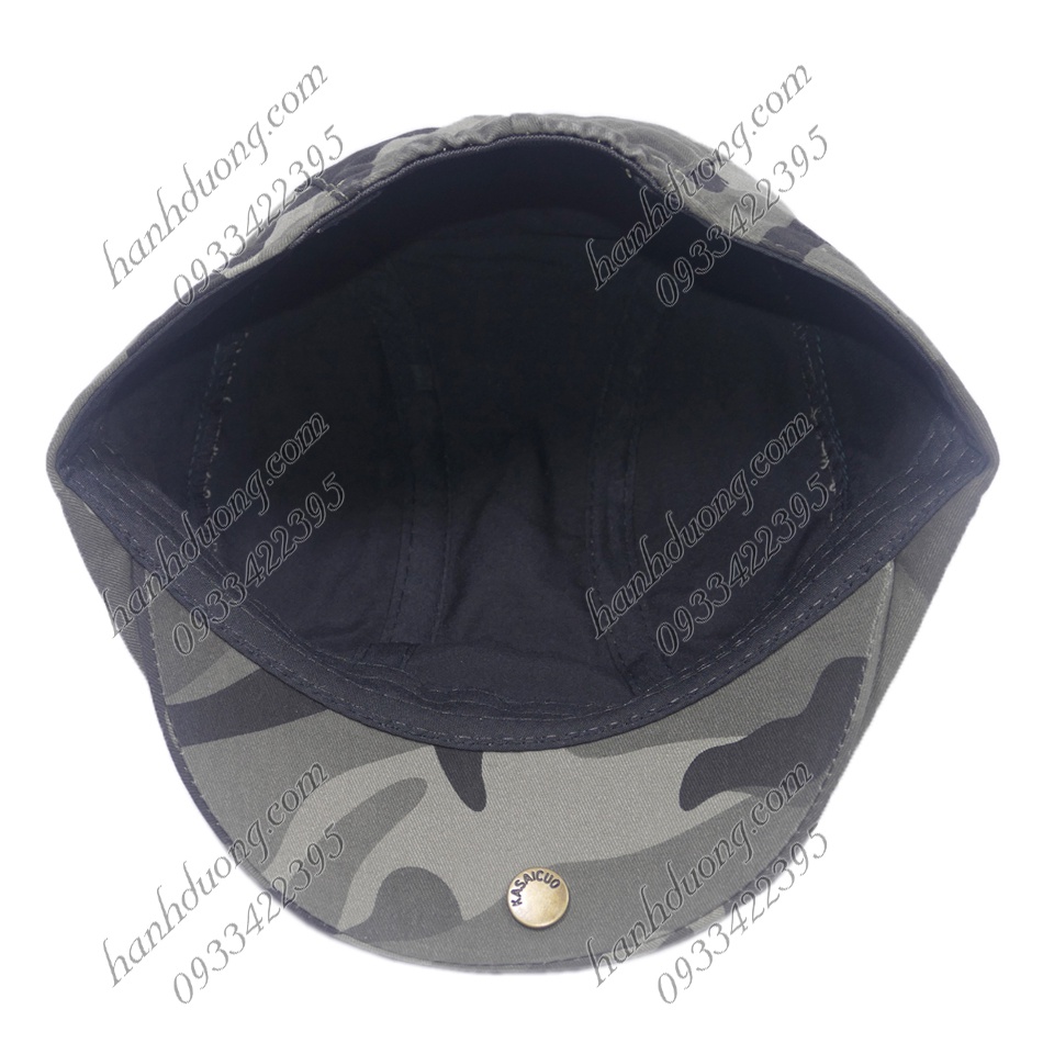 Nón beret nam mỏ vịt người lớn không có logo