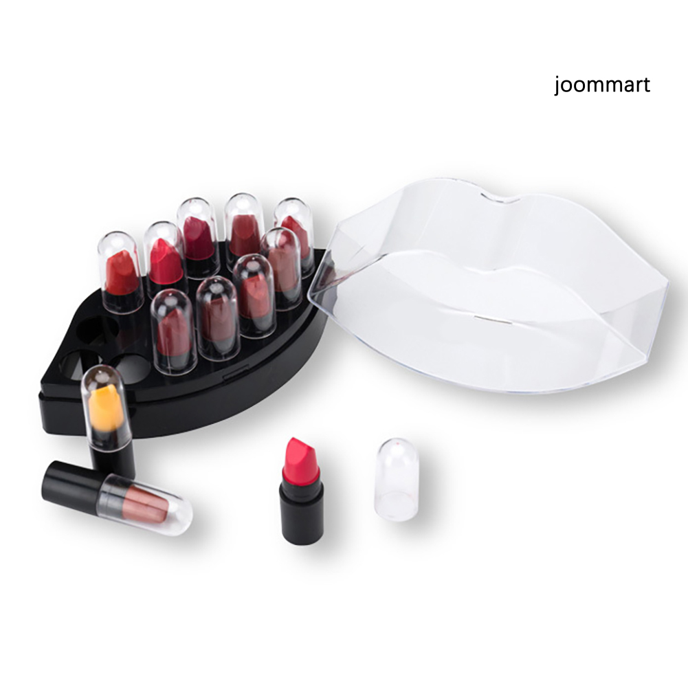 (Hàng Mới Về) Set 12 Thỏi Son Lì Dưỡng Ẩm Chống Dính Chống Thấm Nước | BigBuy360 - bigbuy360.vn