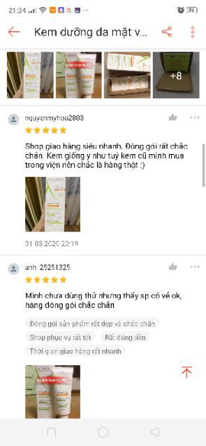 Kem dưỡng da mặt và toàn thân ADERMA EXOMEGA mẫu mới 200ml