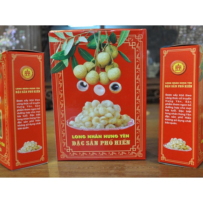 LONG NHÃN SẤY HƯNG YÊN LOẠI THƯỢNG HẠNG (ĐÓNG HỘP 1KG)