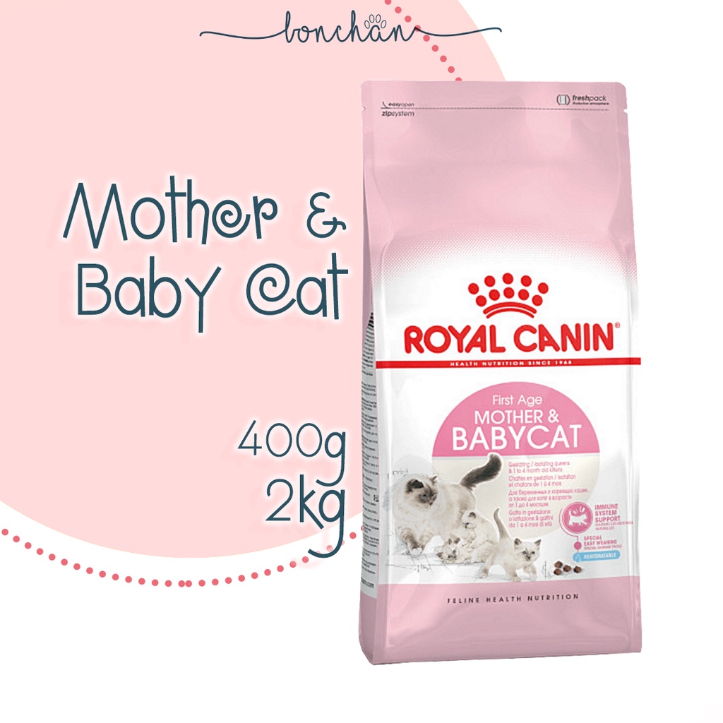 Hạt Royal Canin Mother &amp; Baby Cat - Hạt cho mèo mẹ và mèo con túi 400g - 2kg