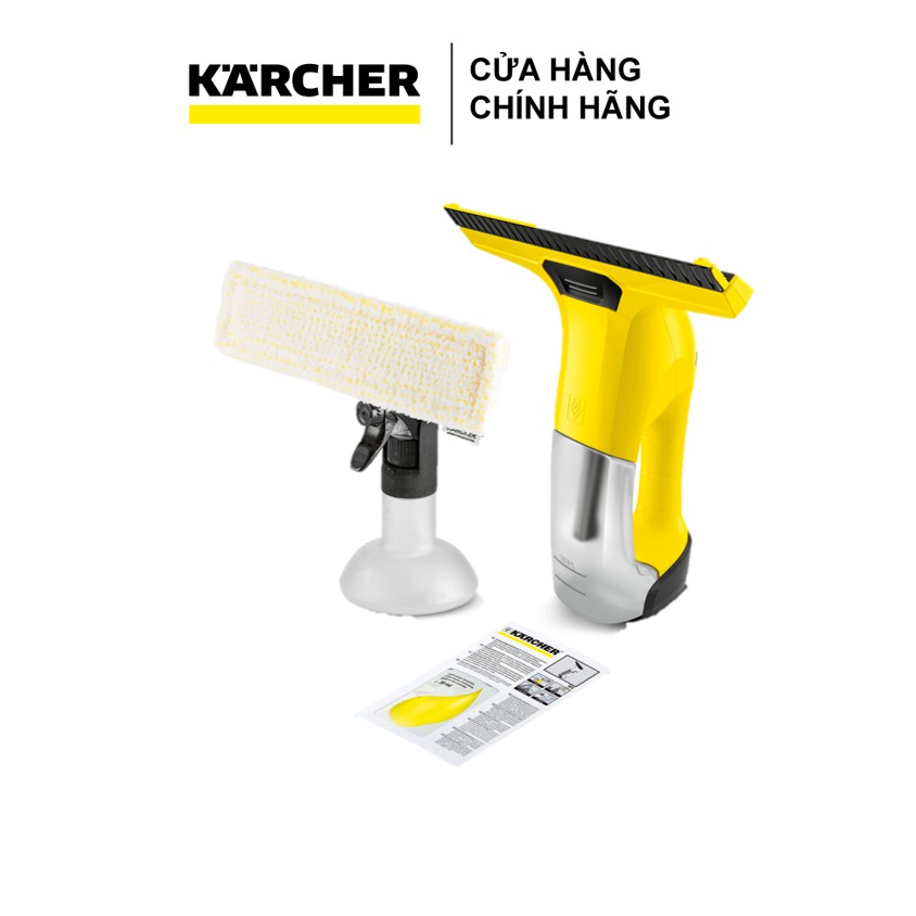 (Sản xuất Ý) Máy lau kiếng cầm tay Karcher WV6 Plus