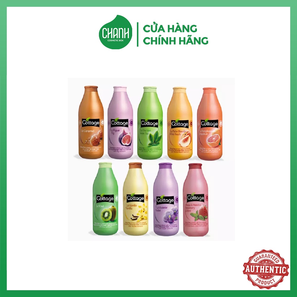 Sữa tắm Cottage 750ml Mẫu mới