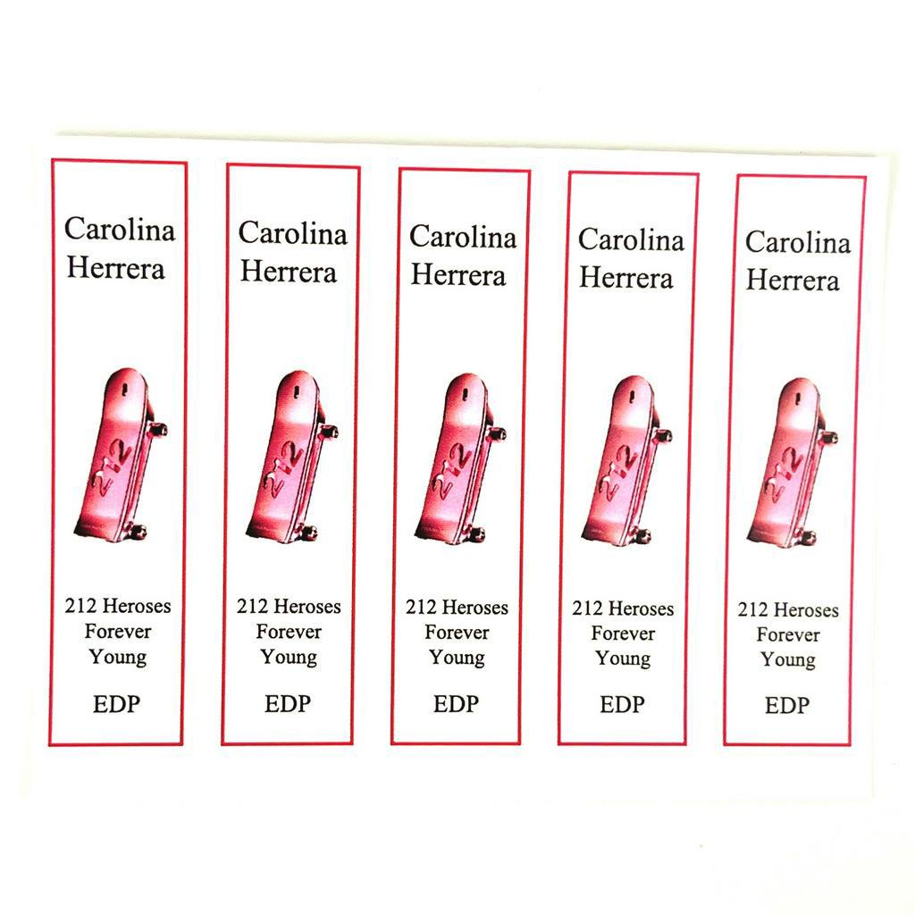[HCM] Combo 10 Tem Dán Chai Nước Hoa 𝐂𝐚r𝐨l𝐢𝐧𝐚 𝐇𝐞𝐫𝐫𝐞𝐫𝐚 (Post 2) cho chai chiết đủ các dòng