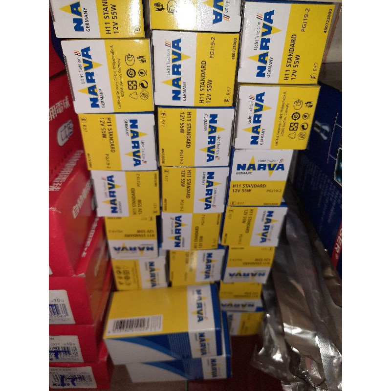 Bóng đèn H11 Narva 12v55w Made in Germany 🇩🇪