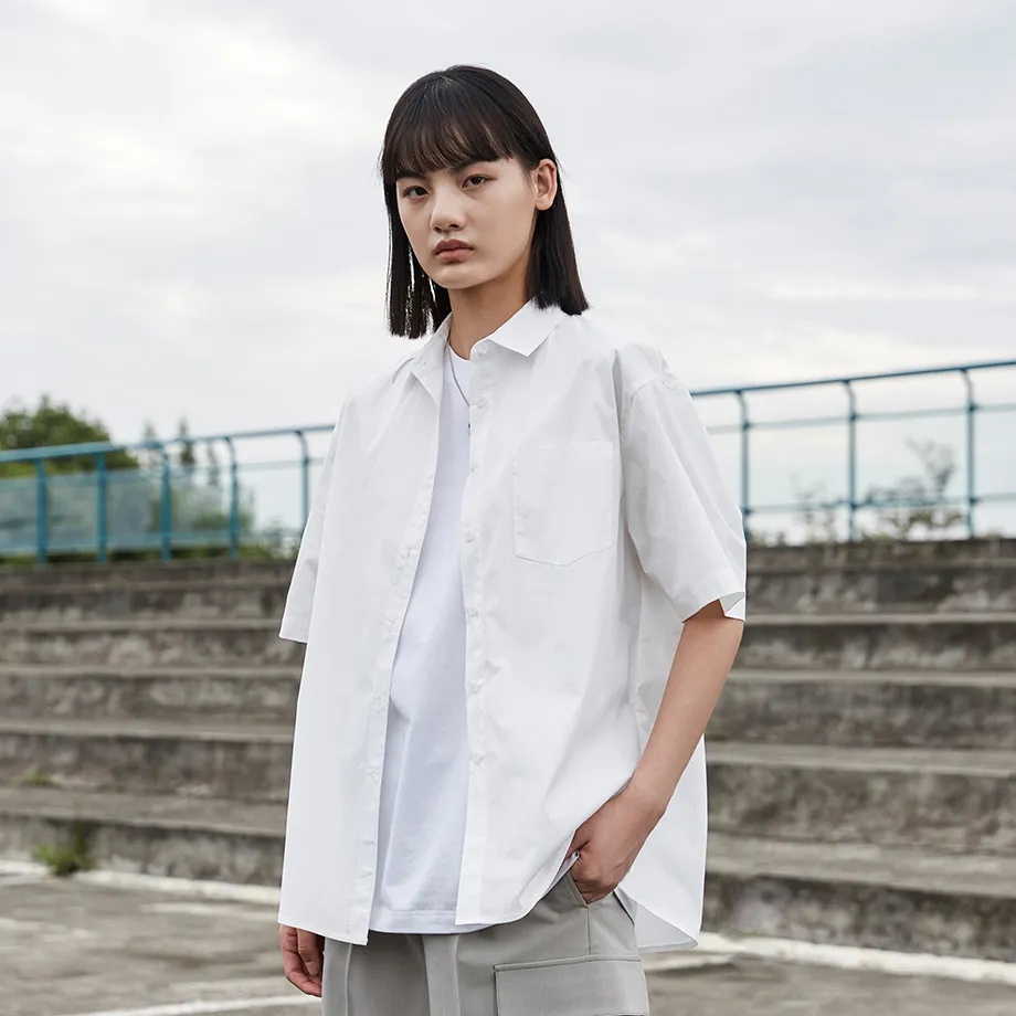NRVP Áo Sơ Mi Dáng Rộng Thời Trang Hàn Quốc 2022 Dành Cho Nữ