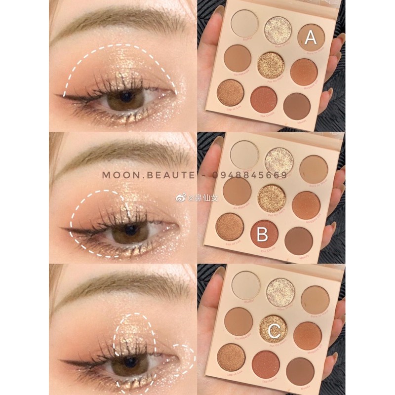 [BILL US] Phấn mắt Colourpop Nude Mood 9 ô tông beige - neutrals tông nâu tây cực đẹp | BigBuy360 - bigbuy360.vn