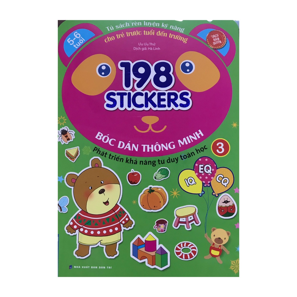 Sách  - 198 stickers bóc dán thông minh 3