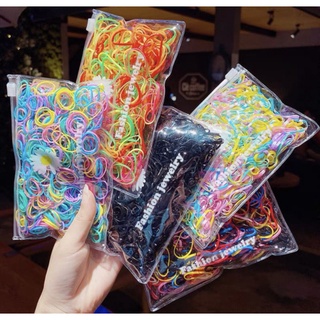 túi zip 500 sợi chun buộc tóc siêu dai