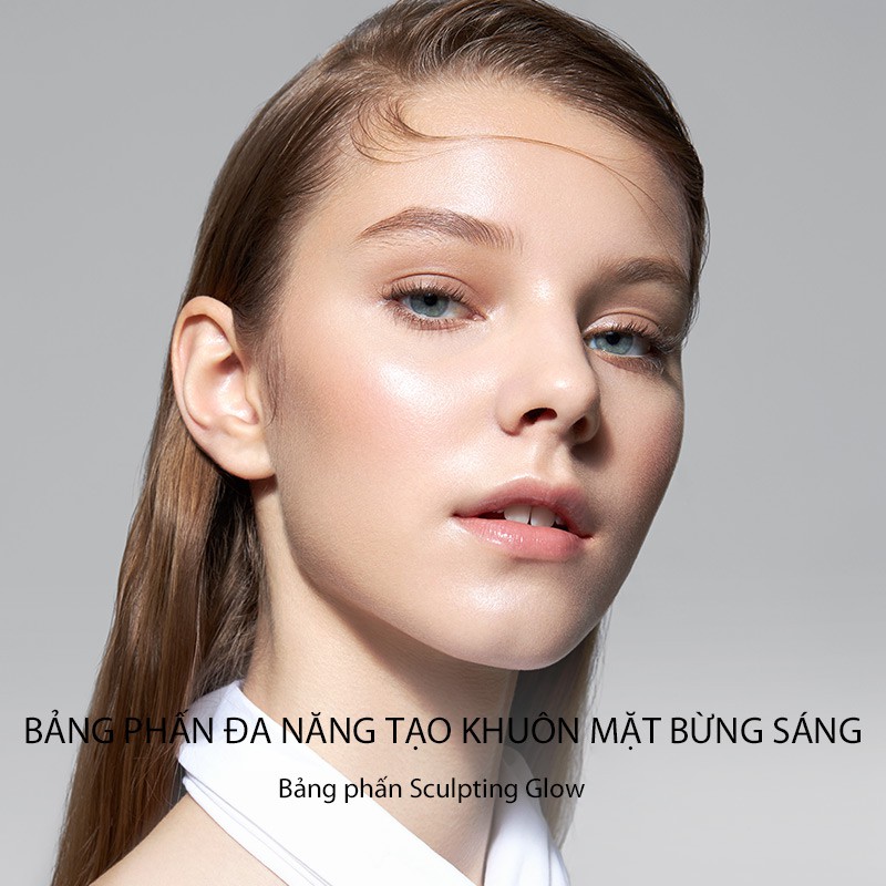 Bảng phấn trang điểmPerfect Diary 3-trong-1 bắt sáng/ tạo khối và má hồng 2 tông 0.15g