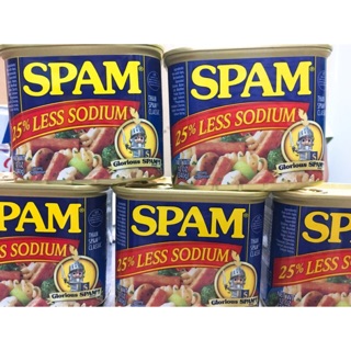 Heo đóng hộp Spam 340gr classic và 25% less